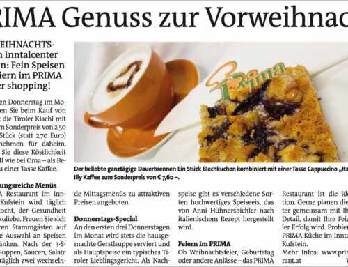 PRIMA GENUSS zur Vorweihnachtszeit – 2025